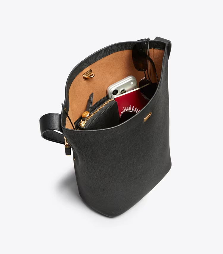 Lock Slim Bucket Bag - Image 3