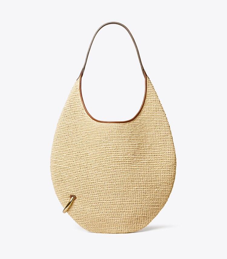 Pierced Soft Raffia Bag - Image 3