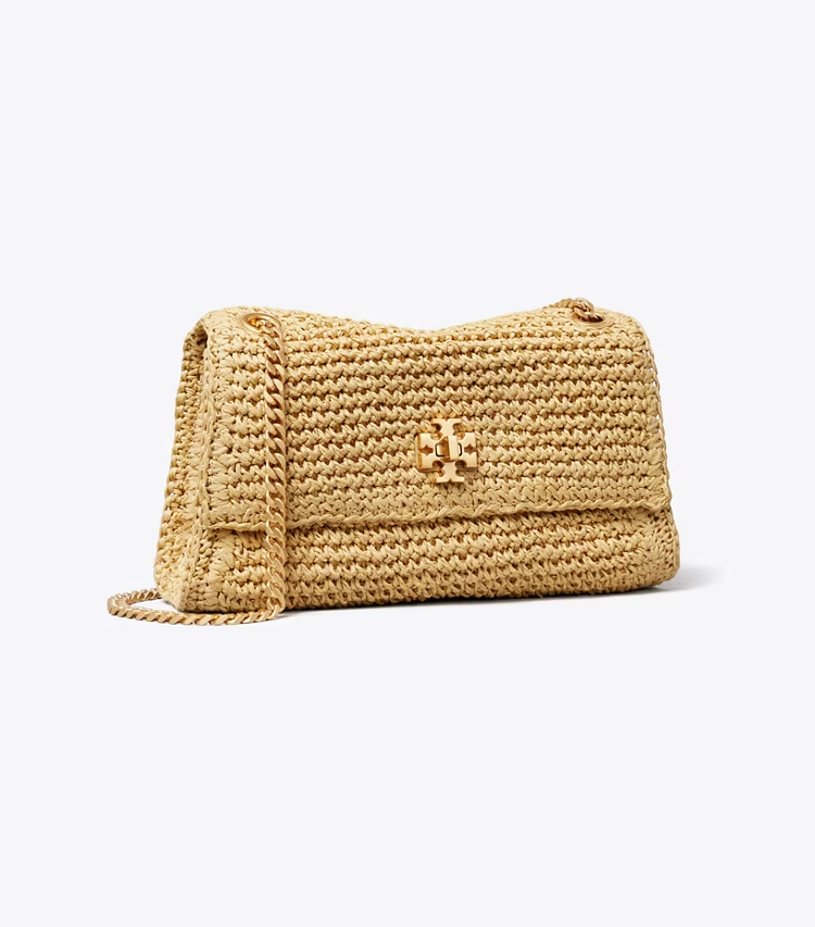 Mini Kira Turnlock Woven Shoulder Bag