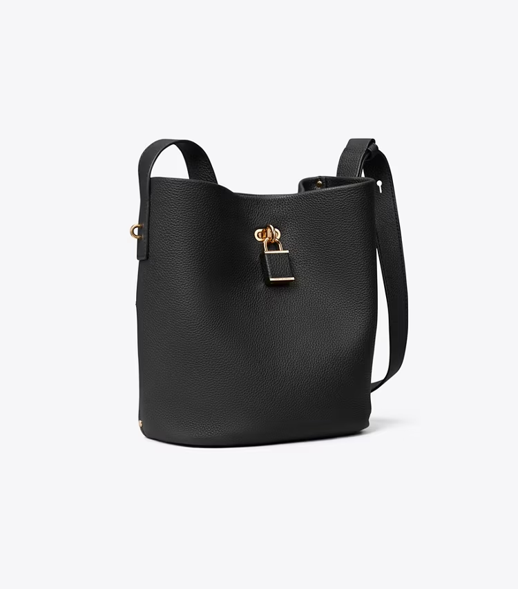 Medium Lock Slim Bucket Bag
