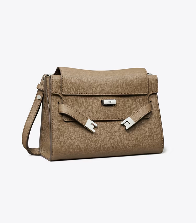 Lee Radziwill Pebbled Shoulder Bag