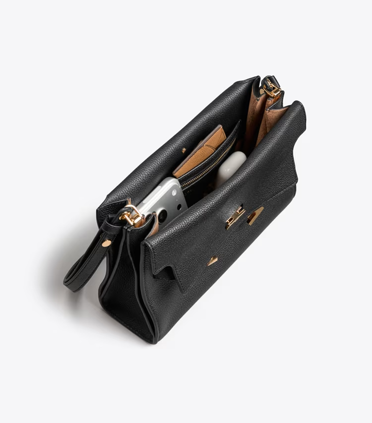 Lee Radziwill Pebbled Shoulder Bag - Image 4