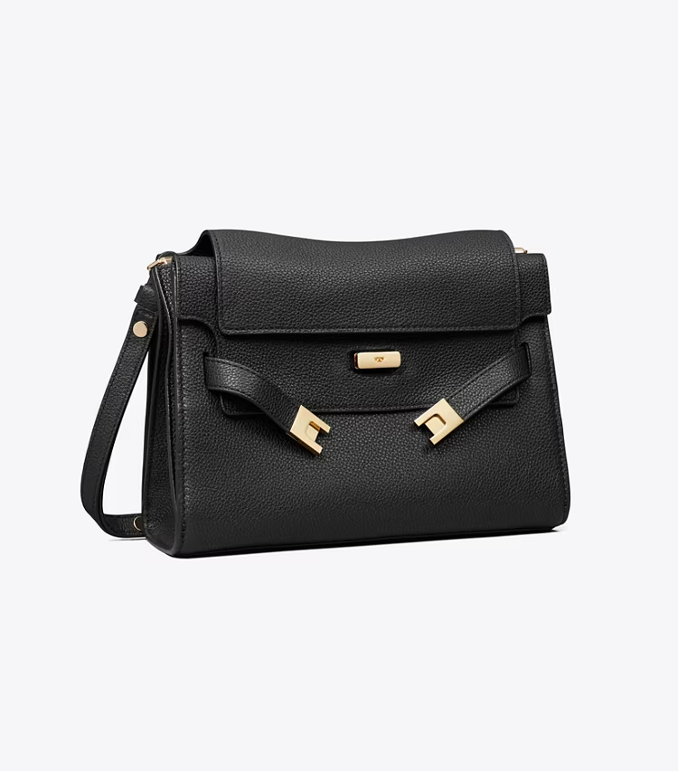 Lee Radziwill Pebbled Shoulder Bag