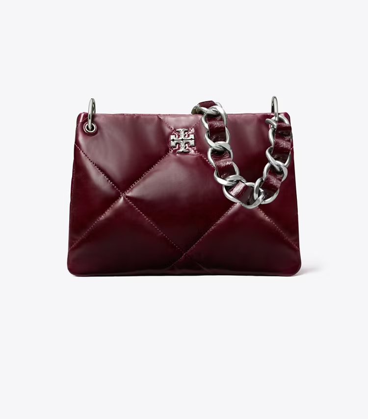 Small Kira Diamond Quilt Distressed Shoulder Bag - Image 3