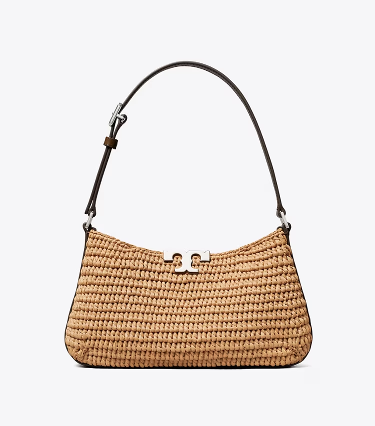 Eleanor Raffia Slim Shoulder Bag - Image 3