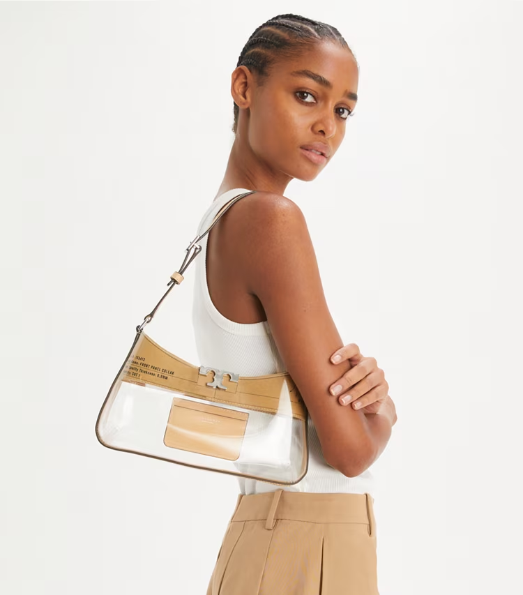 Eleanor Clear Slim Shoulder Bag - Image 2