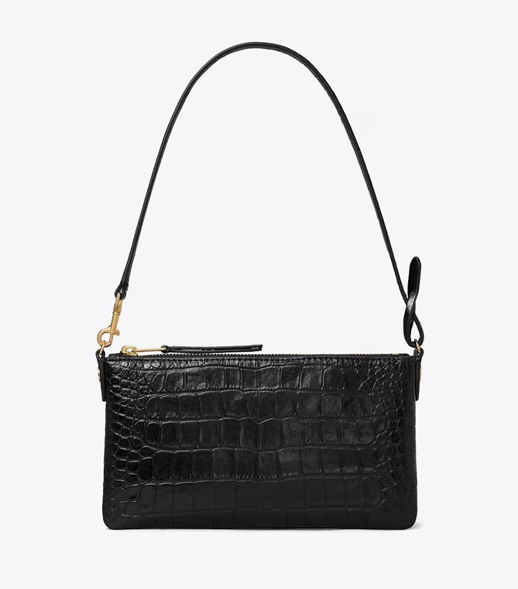 Croc-Embossed Pochette - Image 3