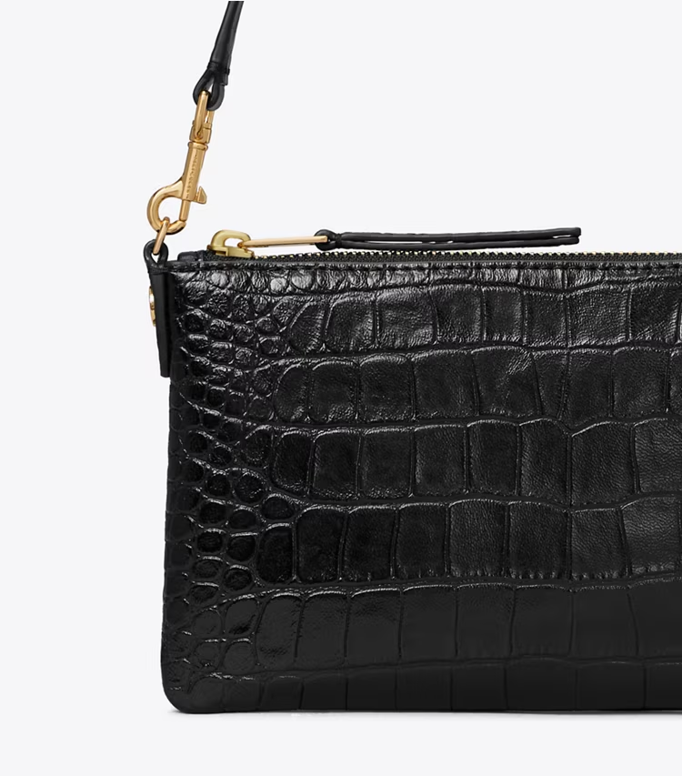 Croc-Embossed Pochette - Image 4