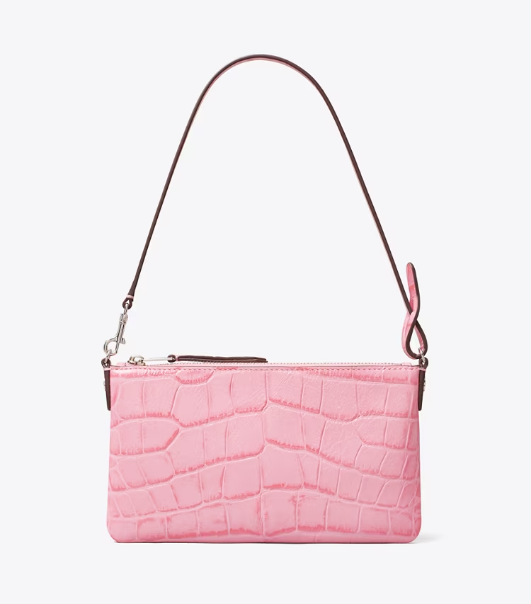 Croc-Embossed Pochette - Image 3
