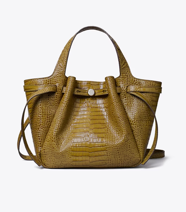 Small Romy Croc-Embossed Tote - Image 4
