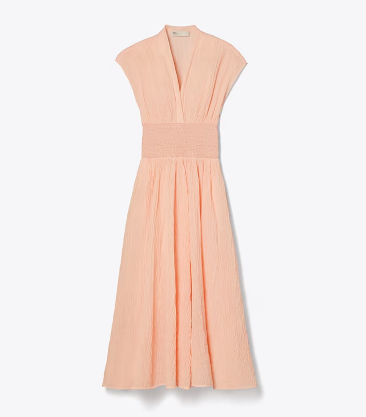 V-Neck Linen Dress