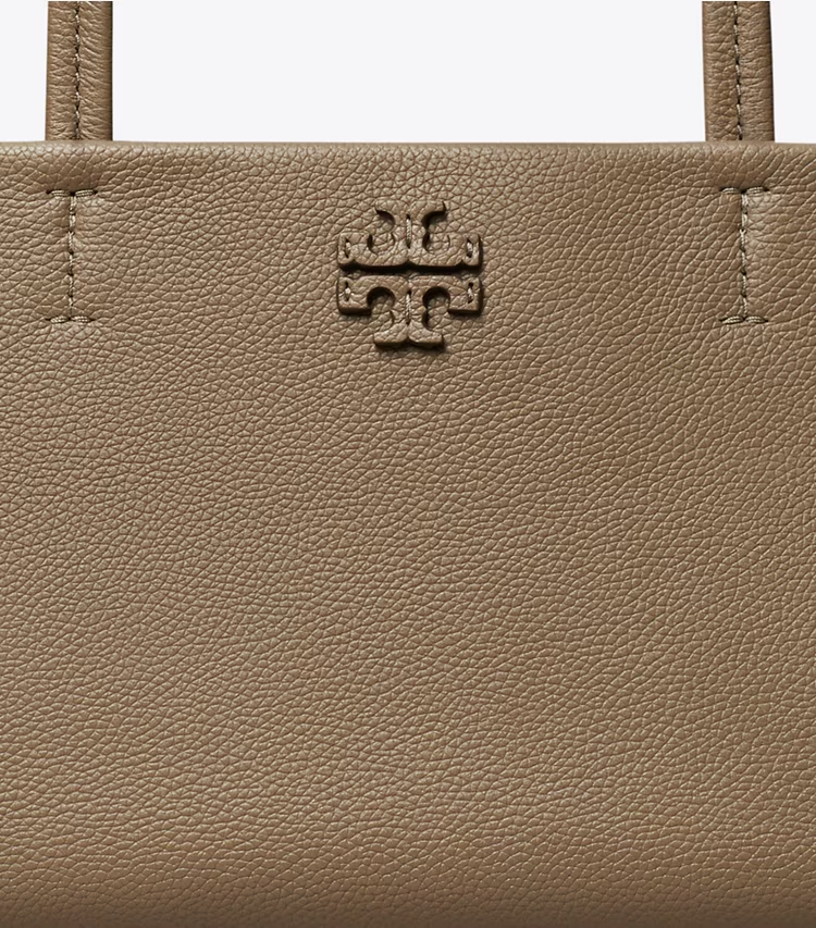 Leather East West Satchel - Image 4