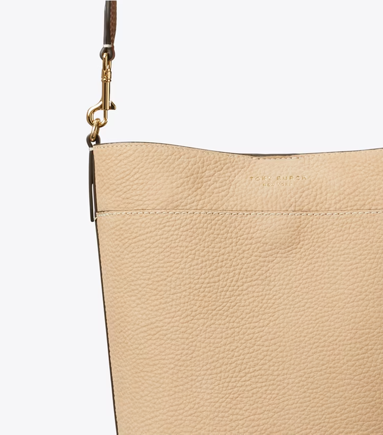 Pebble Nubuck Bucket Bag - Image 3