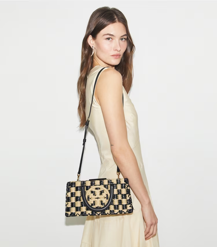 Ella Hand-Crocheted East-West Tote - Image 3