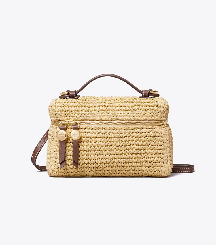 Slim Romy Woven Top Handle Bag - Image 4