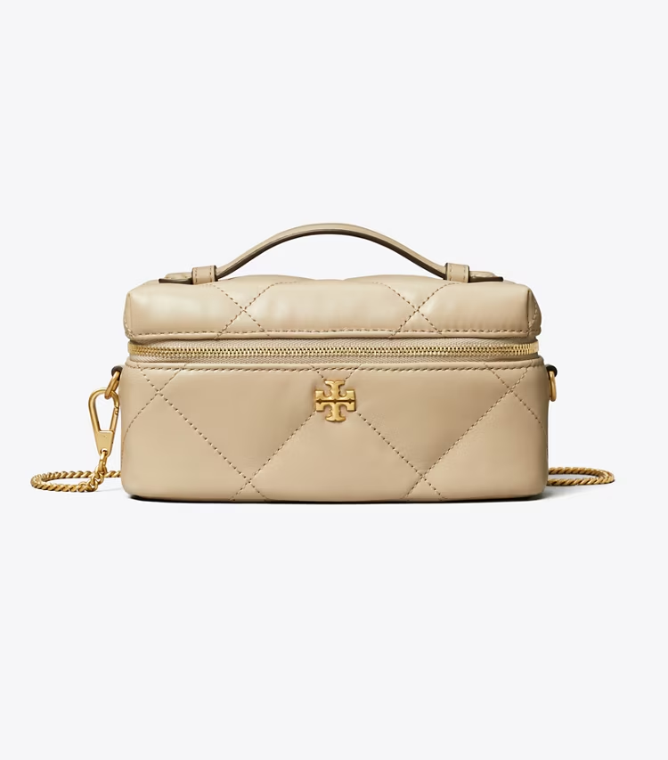 Kira Diamond Quilt East-West Vanity Case - Image 4