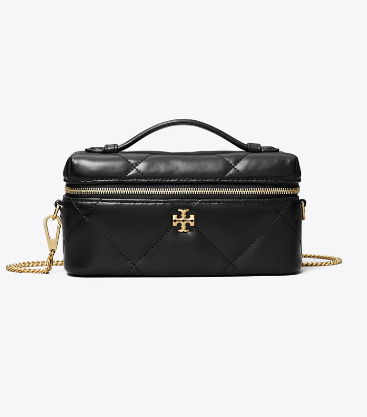 Kira Diamond Quilt East-West Vanity Case - Image 3