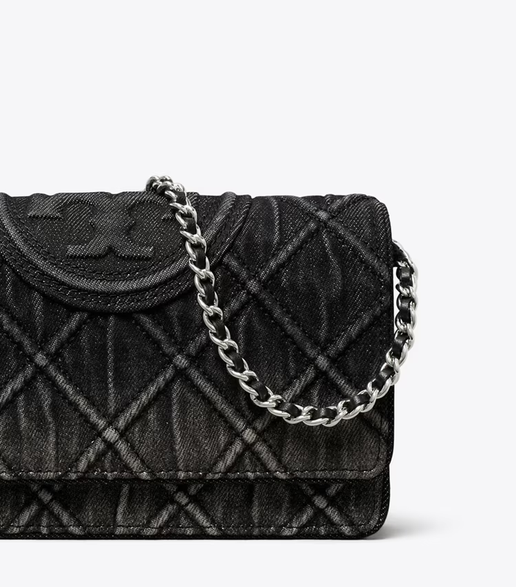 Fleming Denim Chain Crossbody - Image 4