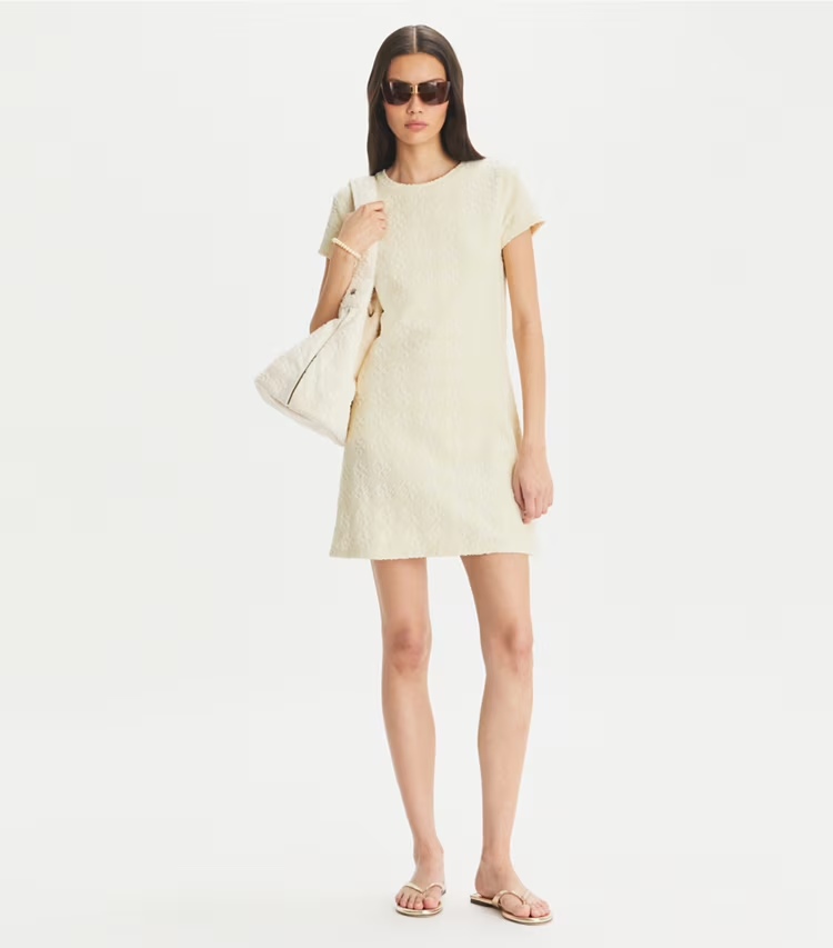 Terry Jacquard Logo Shirtdress - Image 3