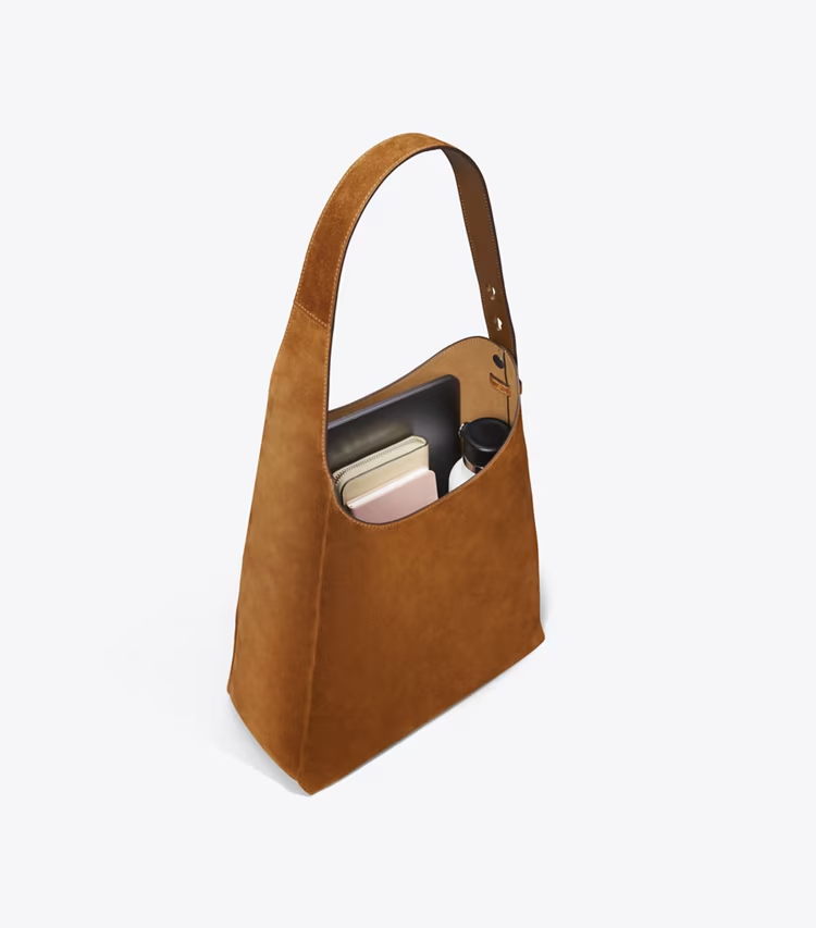 Suede Hobo Bag - Image 3