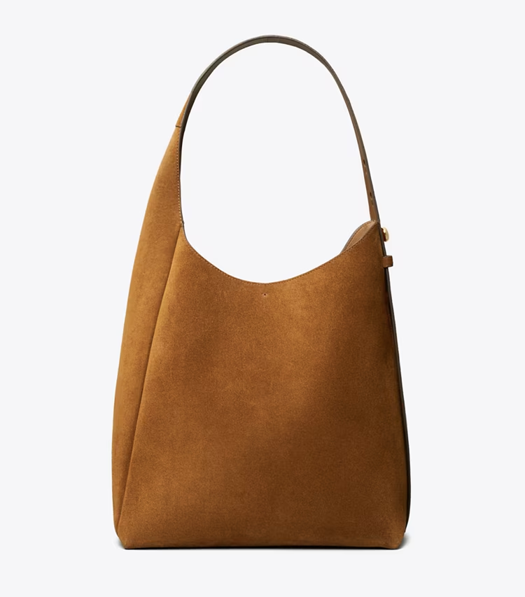 Suede Hobo Bag - Image 4