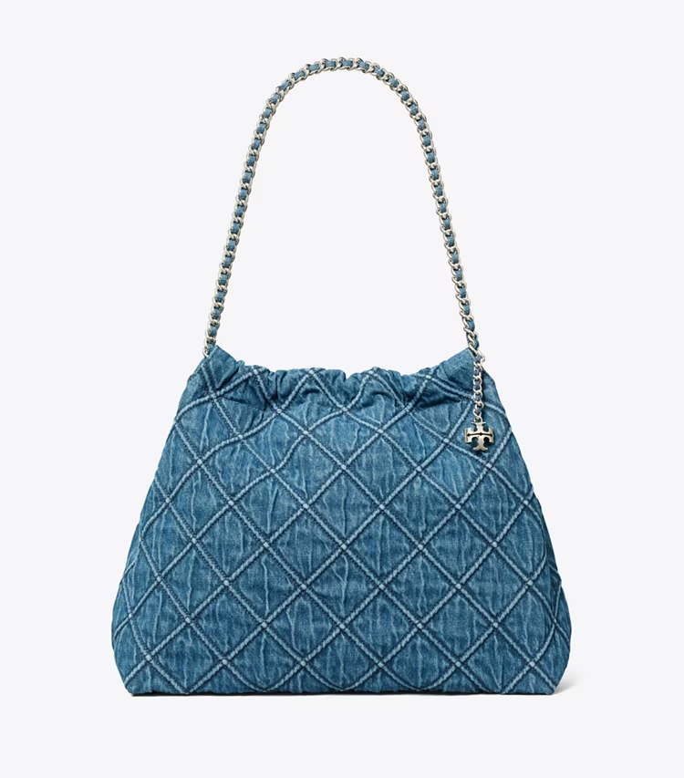 Fleming Soft Denim Hobo Bag - Image 3