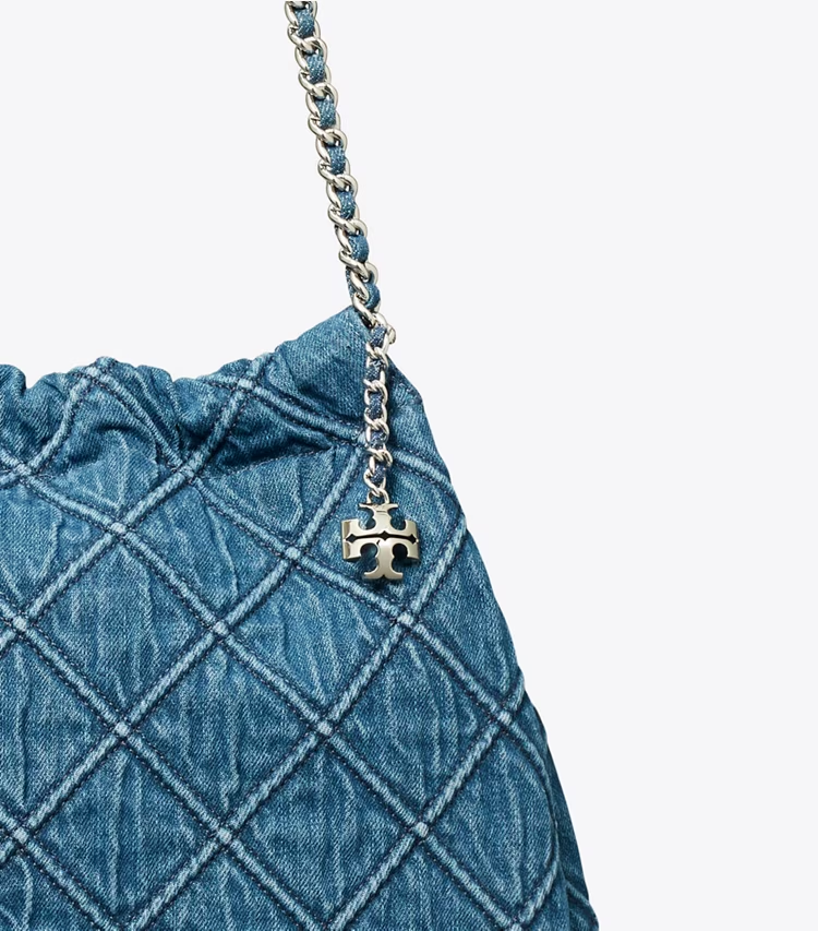 Fleming Soft Denim Hobo Bag - Image 4
