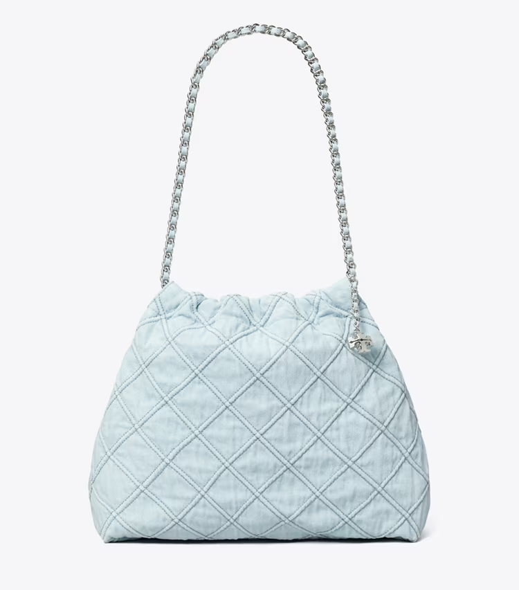 Fleming Soft Denim Hobo Bag - Image 3