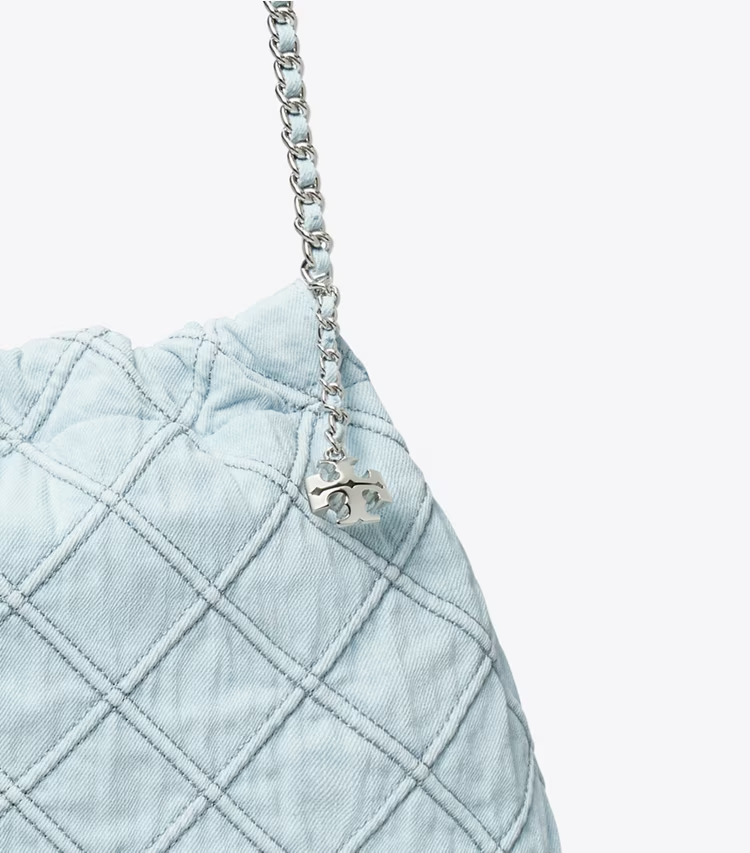 Fleming Soft Denim Hobo Bag - Image 4