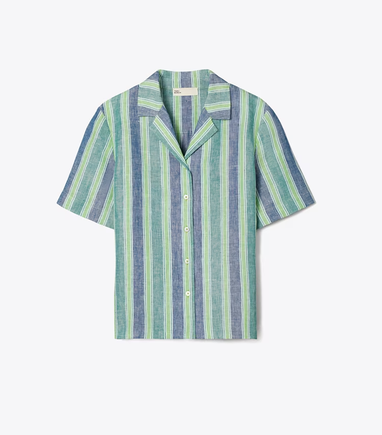 Striped Linen Top