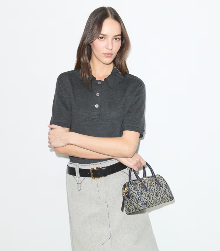 T Monogram Petite Barrel Bag - Image 3