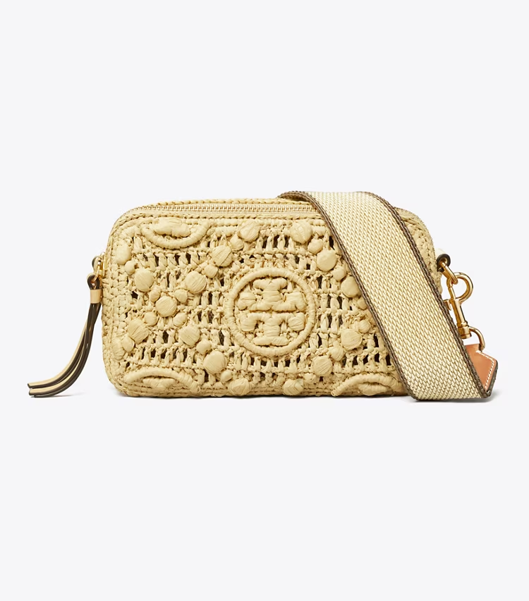 Mini Miller Raffia Crossbody Bag - Image 3