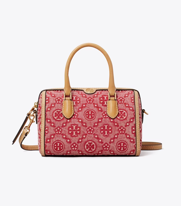 T Monogram Denim Petite Barrel Bag - Image 3