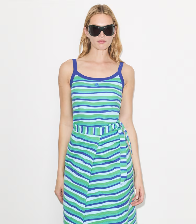 Striped Cotton Tank - Image 2