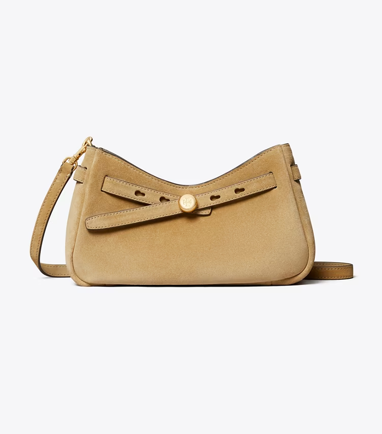 Romy Suede Zip Top Crossbody Bag - Image 3