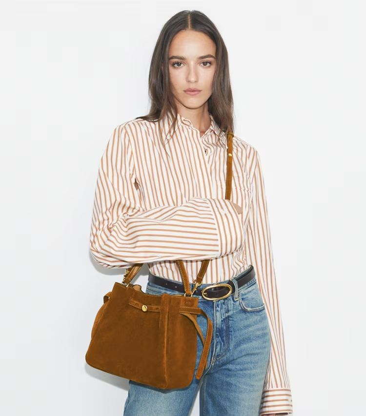 Romy Suede Bucket Bag - Image 2