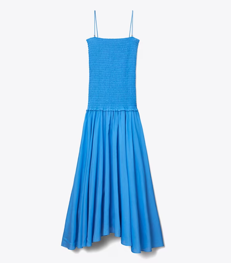 Solid Smocked Dress