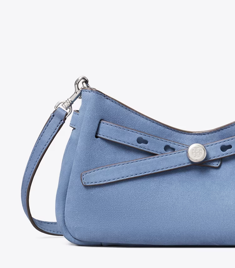 Romy Nubuck Zip-Top Crossbody Bag - Image 4