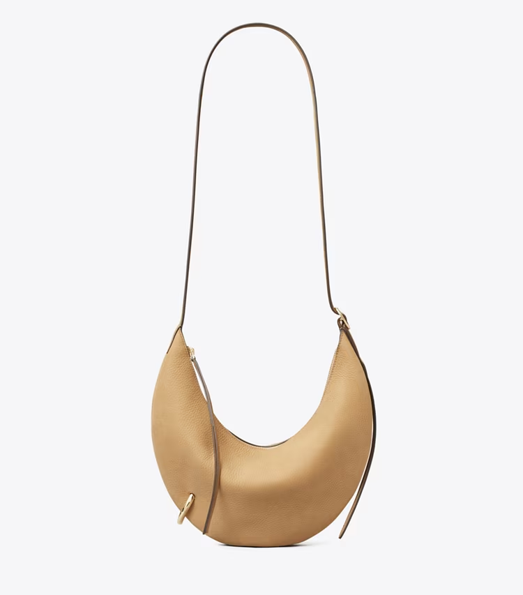 Pierced Nubuck Crossbody Bag - Image 4