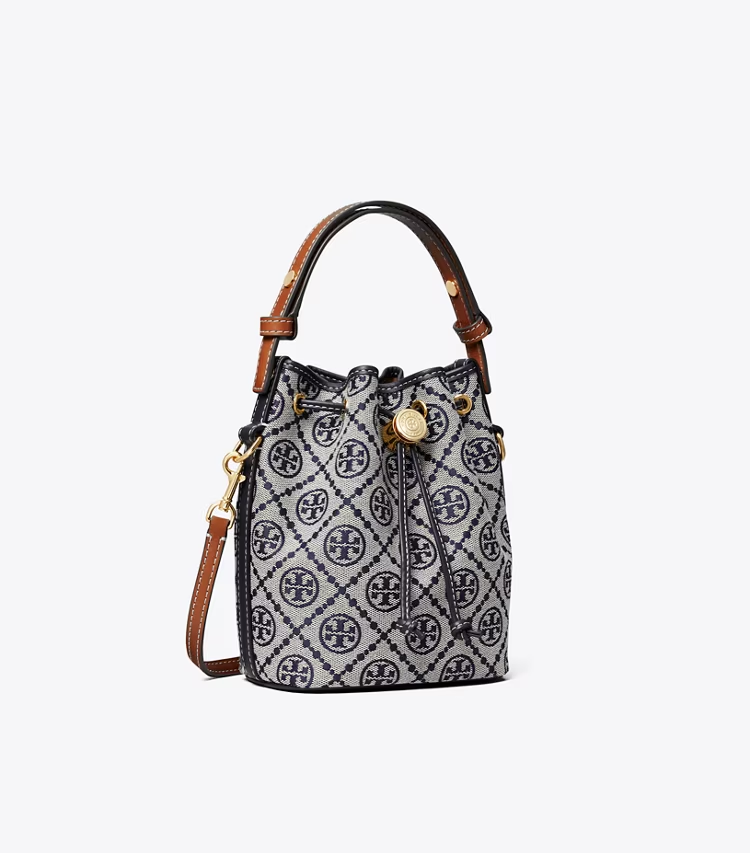 T Monogram Mini Bucket Bag