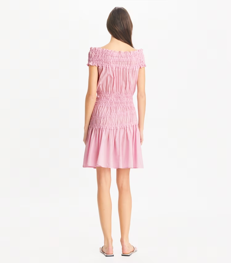 Smocked Cotton Dress - Image 3