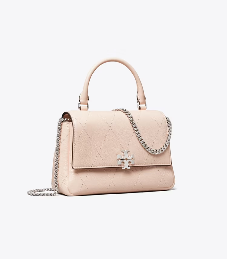 Mini Charlie Quilted Top-Handle Crossbody