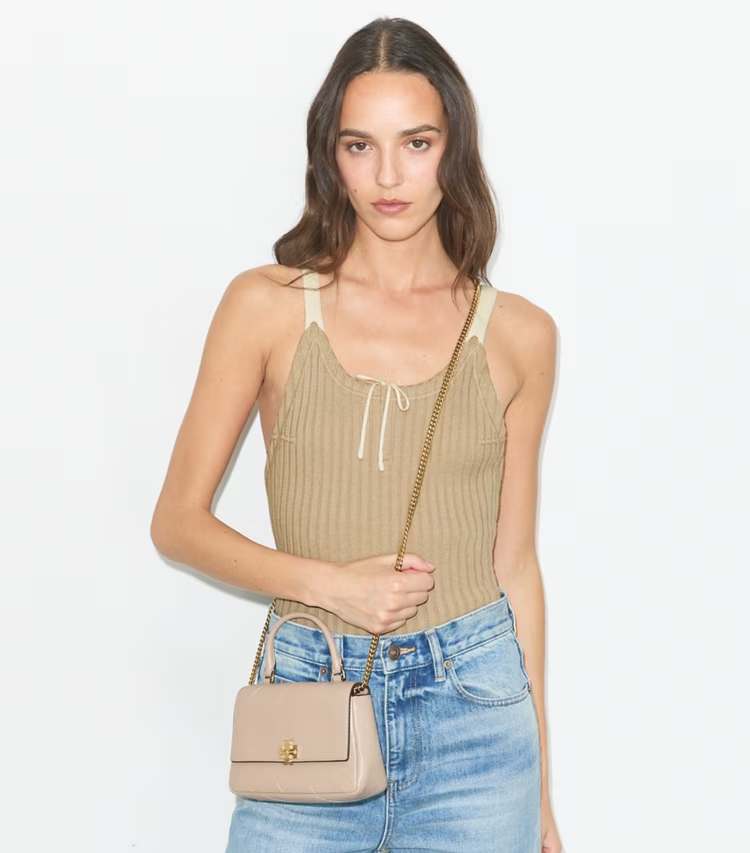 Mini Charlie Quilted Top-Handle Crossbody - Image 2
