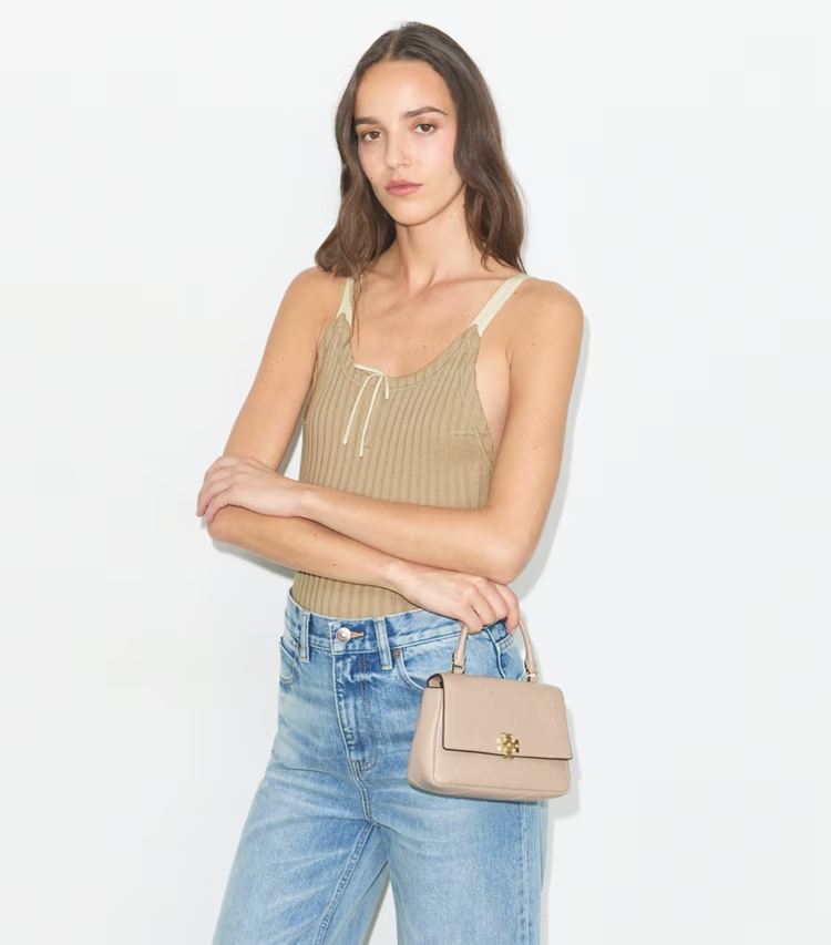 Mini Charlie Quilted Top-Handle Crossbody - Image 3