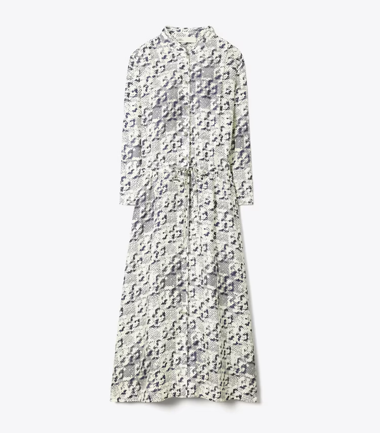 Silk Midi Dress
