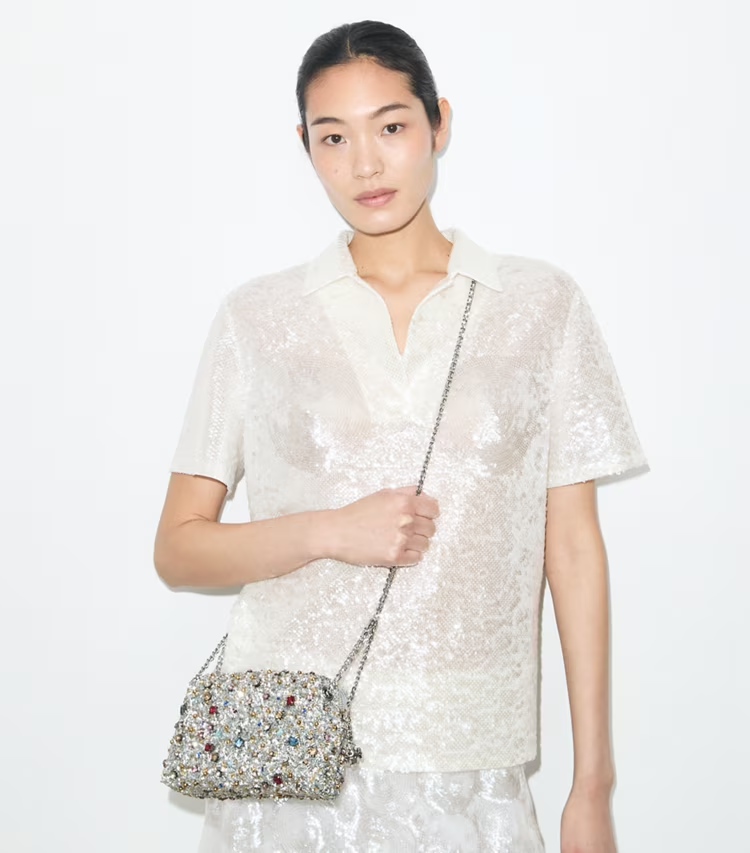 Fleming Embellished Soft Crossbody Bag - Image 2