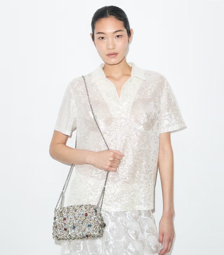 Fleming Embellished Soft Crossbody Bag - Image 3