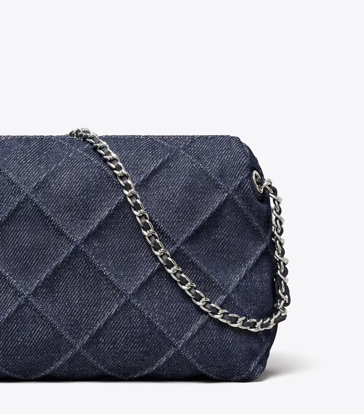 Fleming Denim Soft Crossbody Bag - Image 4