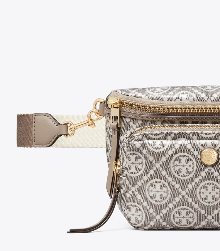 T Monogram Coated Jacquard Mini Belt Bag - Image 4