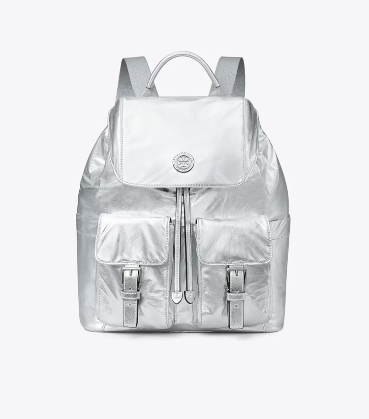 Virginia Metallic Flap Backpack - Image 3